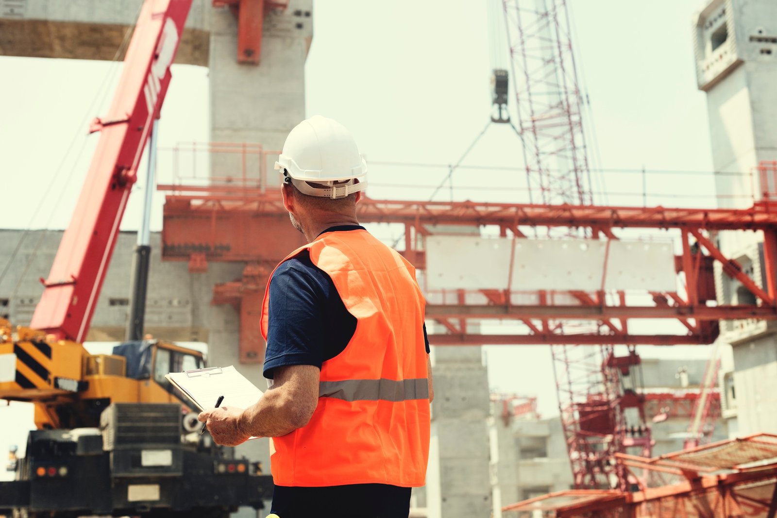 Architecture Construction Safety First Career Concept